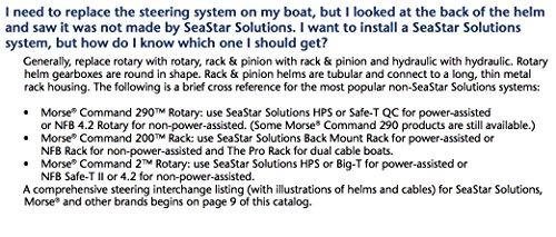 SeaStar SeaStar Solutions SSC134xx Rack Steering Cable, for Back Mount Rack System