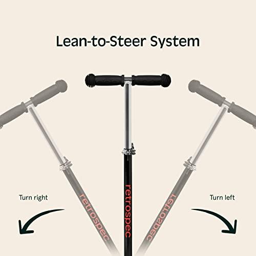 Retrospec Retrospec Chipmunk Kick 3 Wheel Scooter for Kids, Toddlers, Girls & Boys - Padded Handlebars, PU Wheels, & Extra Wide Non-Slip Deck - Children 5 Years & Up - Ladybug