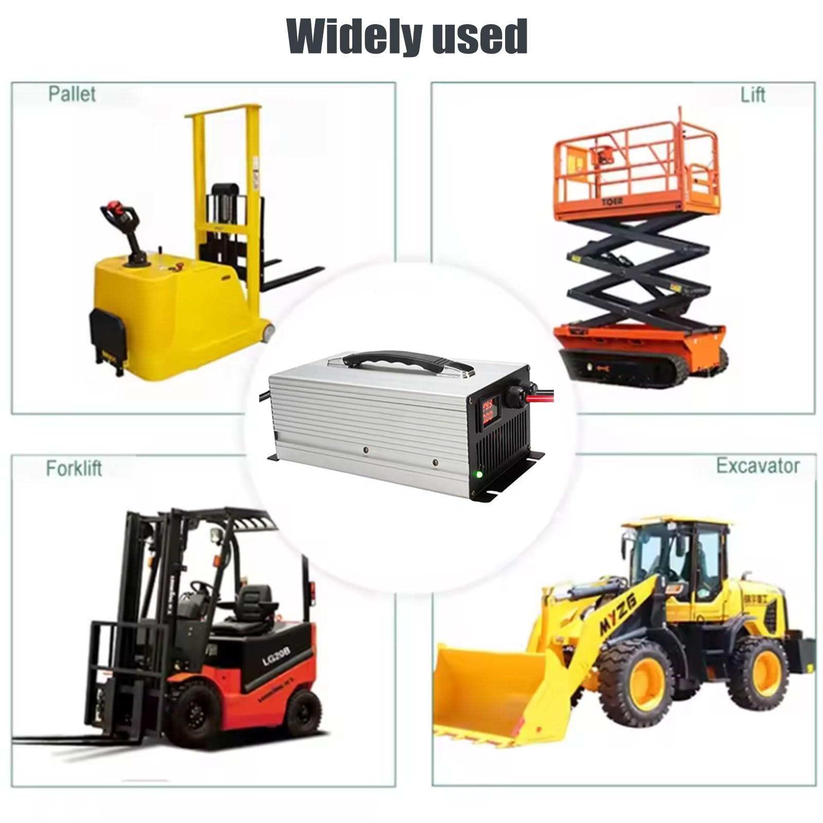 HYDTGZ HYDTGZ Electric Forklift Charger 12V 50A 24V 50A 36V 40A 48V 30A 60V 25A 72V 20A Batteries Chargers with 350A Anderson Electric Car Battery Charger,72v 20a