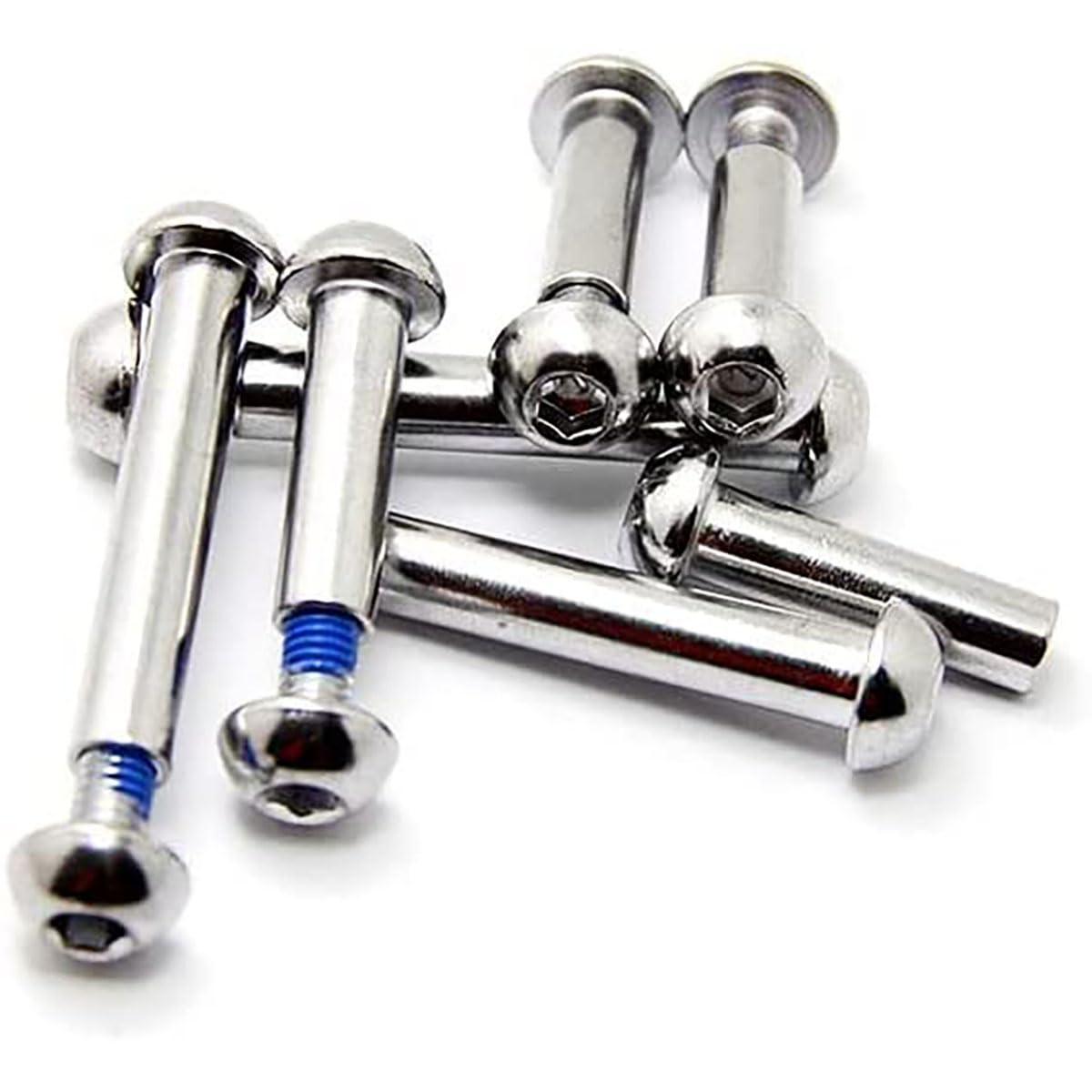 KTKEET Mountain Bike Shock Absorber Screw 21-86MM Bike Full Suspension Absorber Bolts Rear Shock Screws 2/4/10 PCS M8 Steel Strong Screws for E-bike,Scooter,Folding Bike (2PCS,52mm)