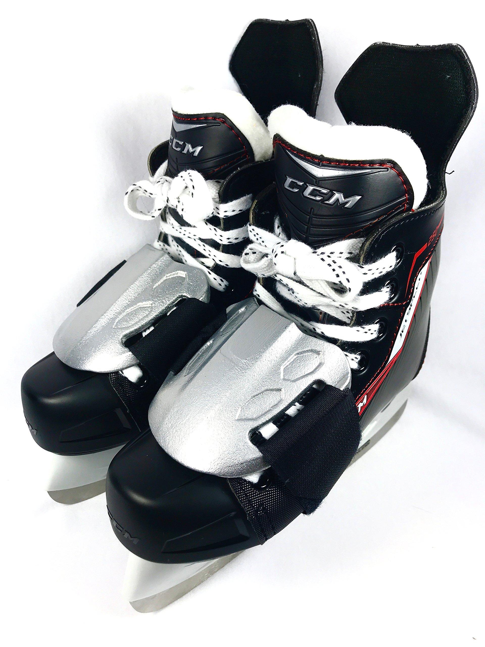 PowerSk8r Skate Weights to Improve Hockey Speed, Hockey Leg strenth, Improve Hockey Endurance, Improve Hockey Balance (0.5 Pound (Silver))