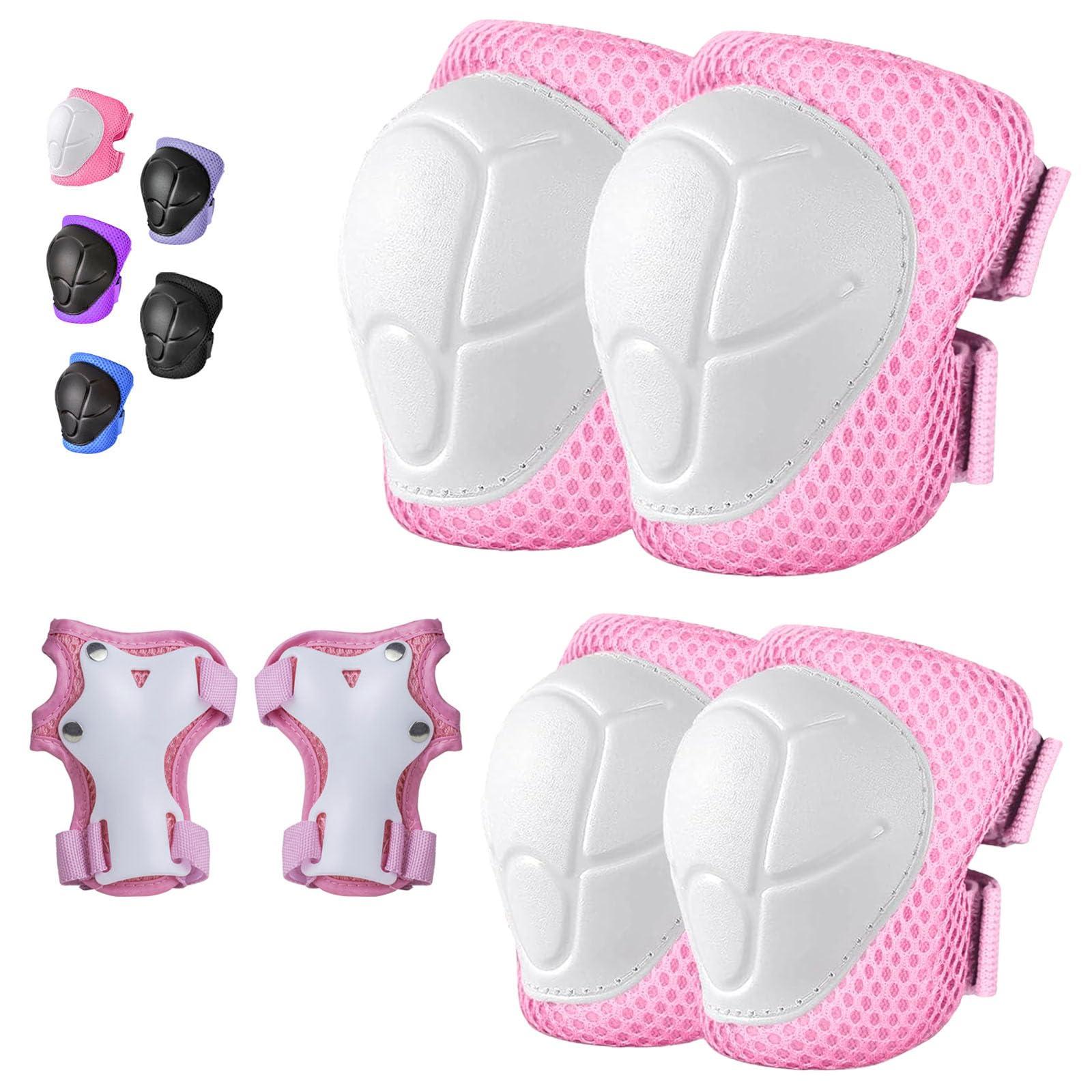 ETWTOTOYO ETWTOTOYO Knee Pads for Kids Toddler 8-14 Years Knee and Elbow Pads for Kids Knee Pads for Skateboard Skating Skiing Cycling Biking Running Scooter