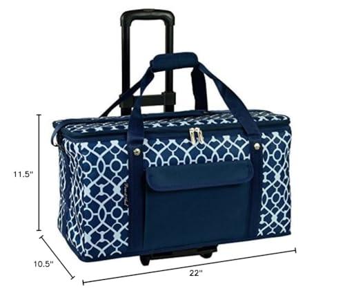 Picnic at Ascot Picnic at Ascot Travel Cooler with Wheels- 64 Can Capacity- Collapsible Leakproof Cooler- Designed & Quality Approved in the USA