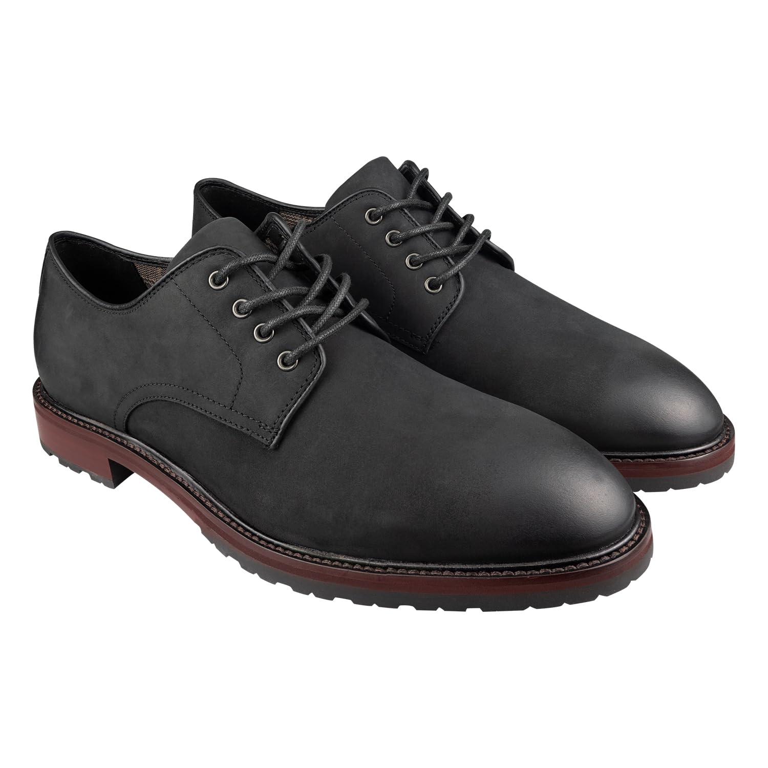 Endoto Endoto Waxed Shoelaces for Cole Haan Replacement Round Shoe Laces Oxford Golf Shoes(Color:Black,Size:44Inch)