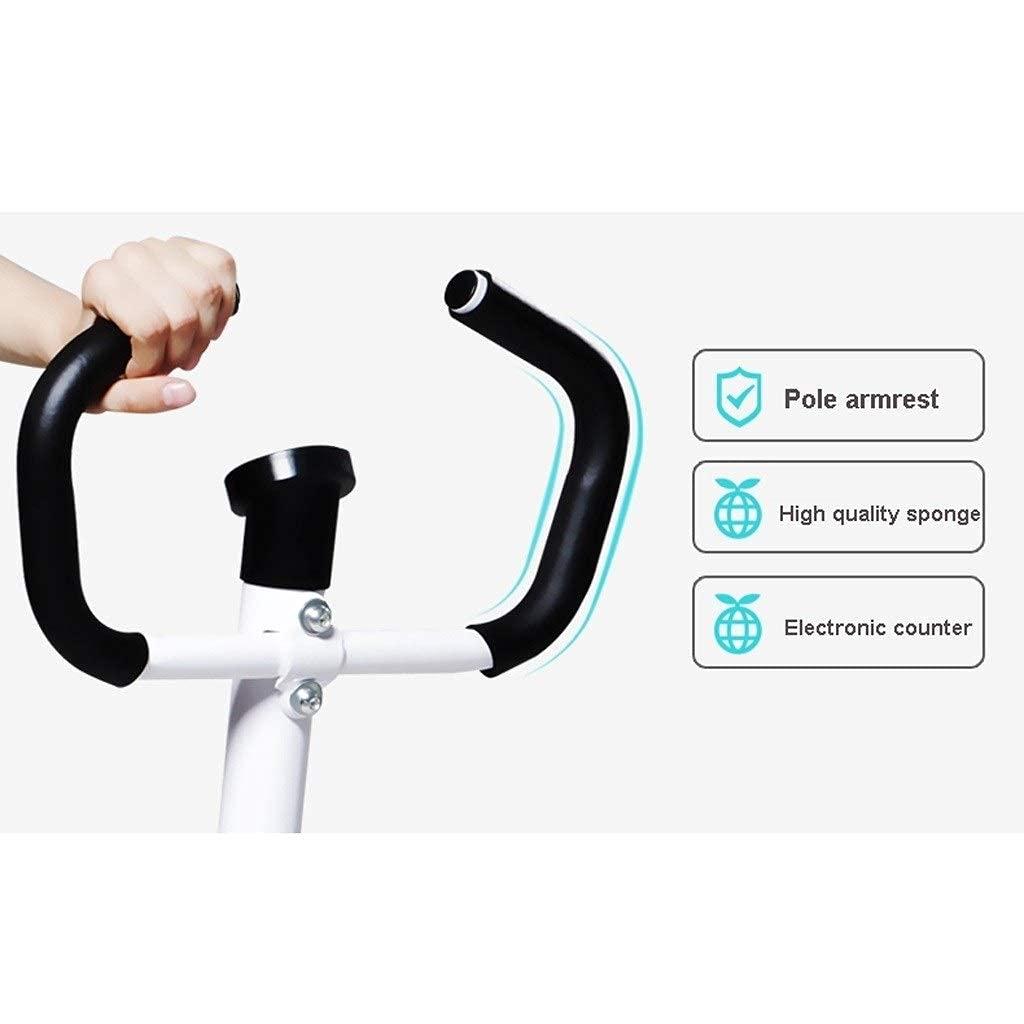 Suuim Mini-Stepper Swing Stepper Twist Stepper Step Machine with Handle Bar and LCD Monitor Home Silent Mountaineering Fitness Equipment for Exercise (C) Ef