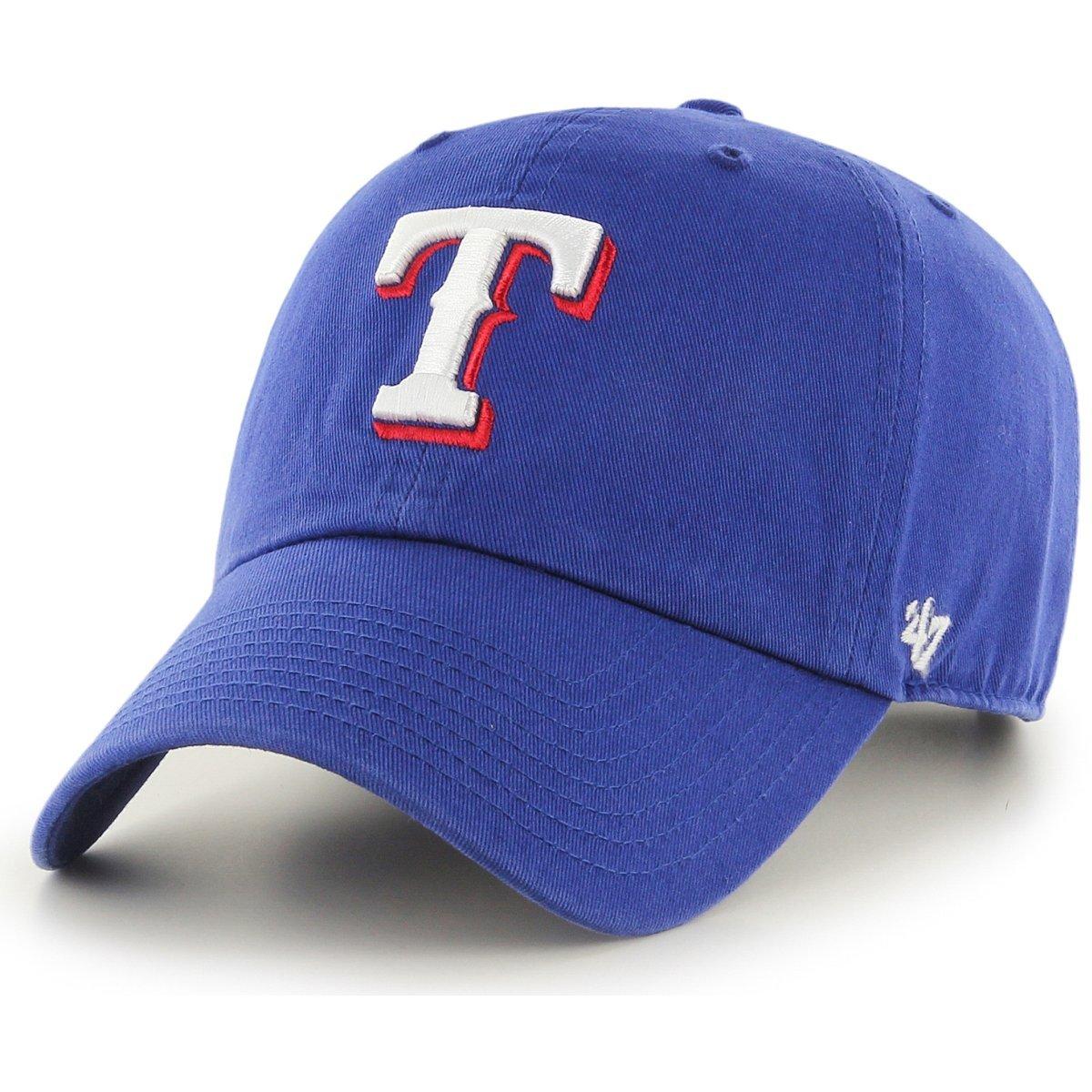 '47 '47 MLB Texas Rangers Clean Up Adjustable Hat, Blue, One Size