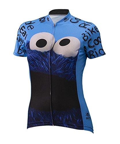 Brainstorm Gear Brainstorm Gear Cookie Monster Sesame Street Cycling Jersey (Women\'s) (Medium)