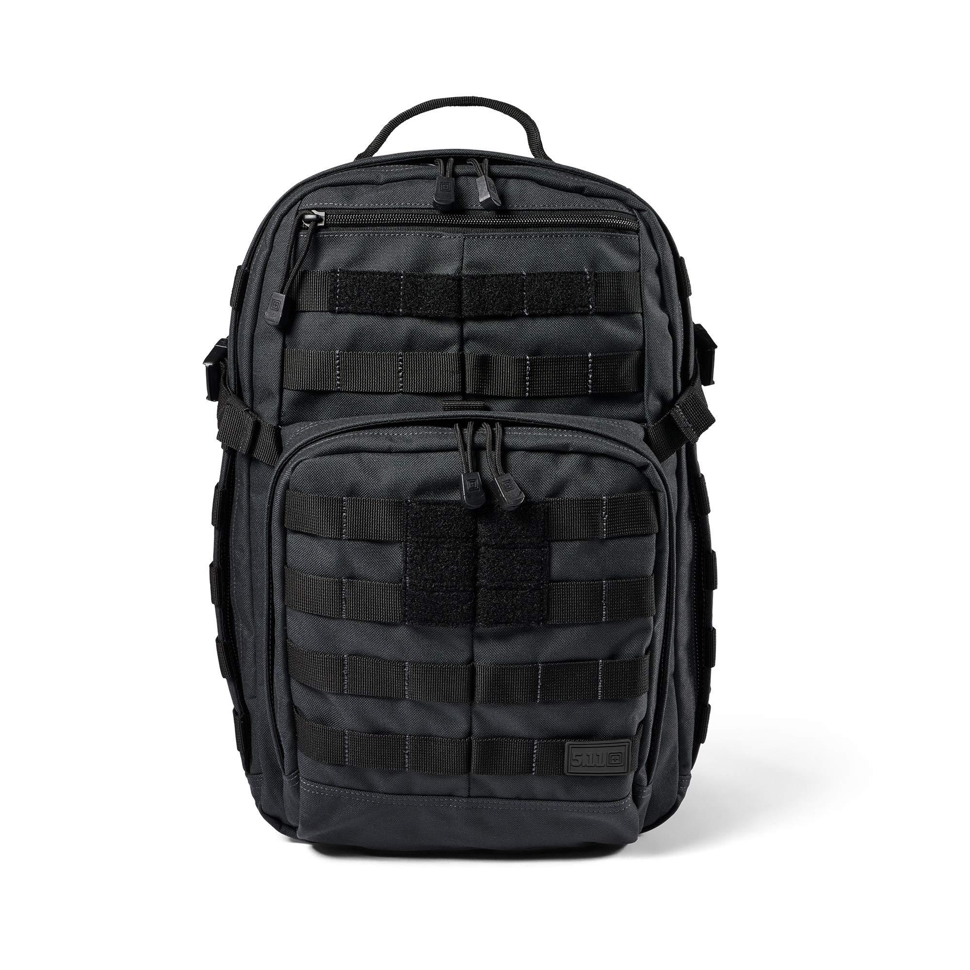 5.11 5.11 Tactical Backpack Rush 12 2.0 Military Molle Pack, CCW with Multiple Compartments, 24 Liter, Small, Style 56561, Double Tap