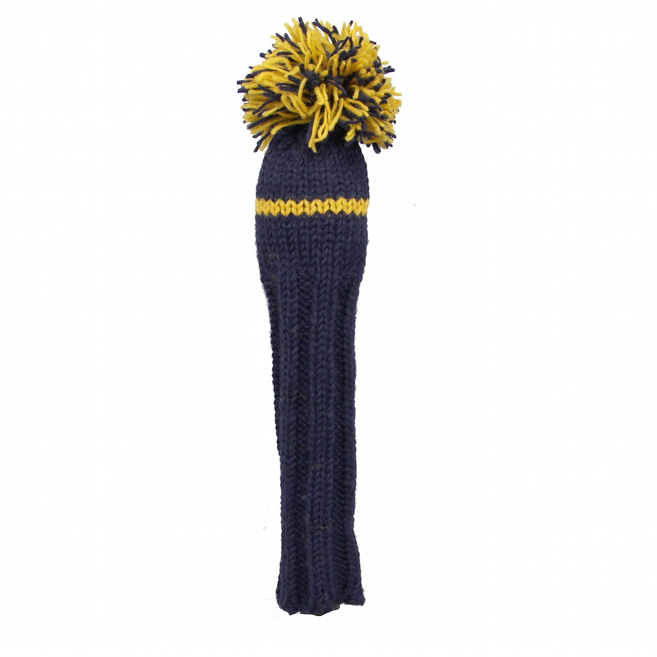 Sunfish Sunfish Knit Wool Hybrid Golf Headcover Navy and Yellow