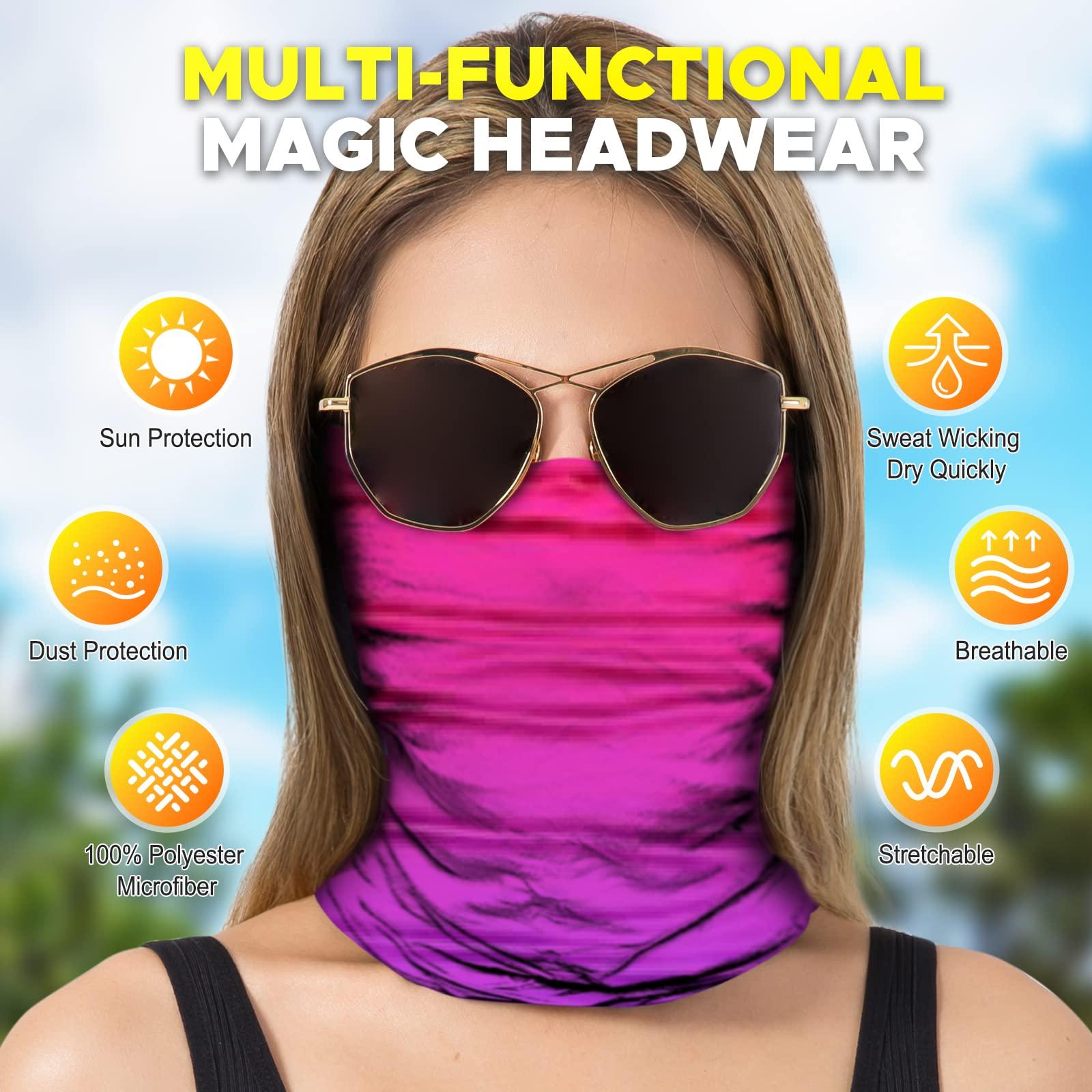 JOEYOUNG JOEYOUNG Headwear, Bandana, Neck Gaiter Head Wrap Headband Balaclava Magic Scarf