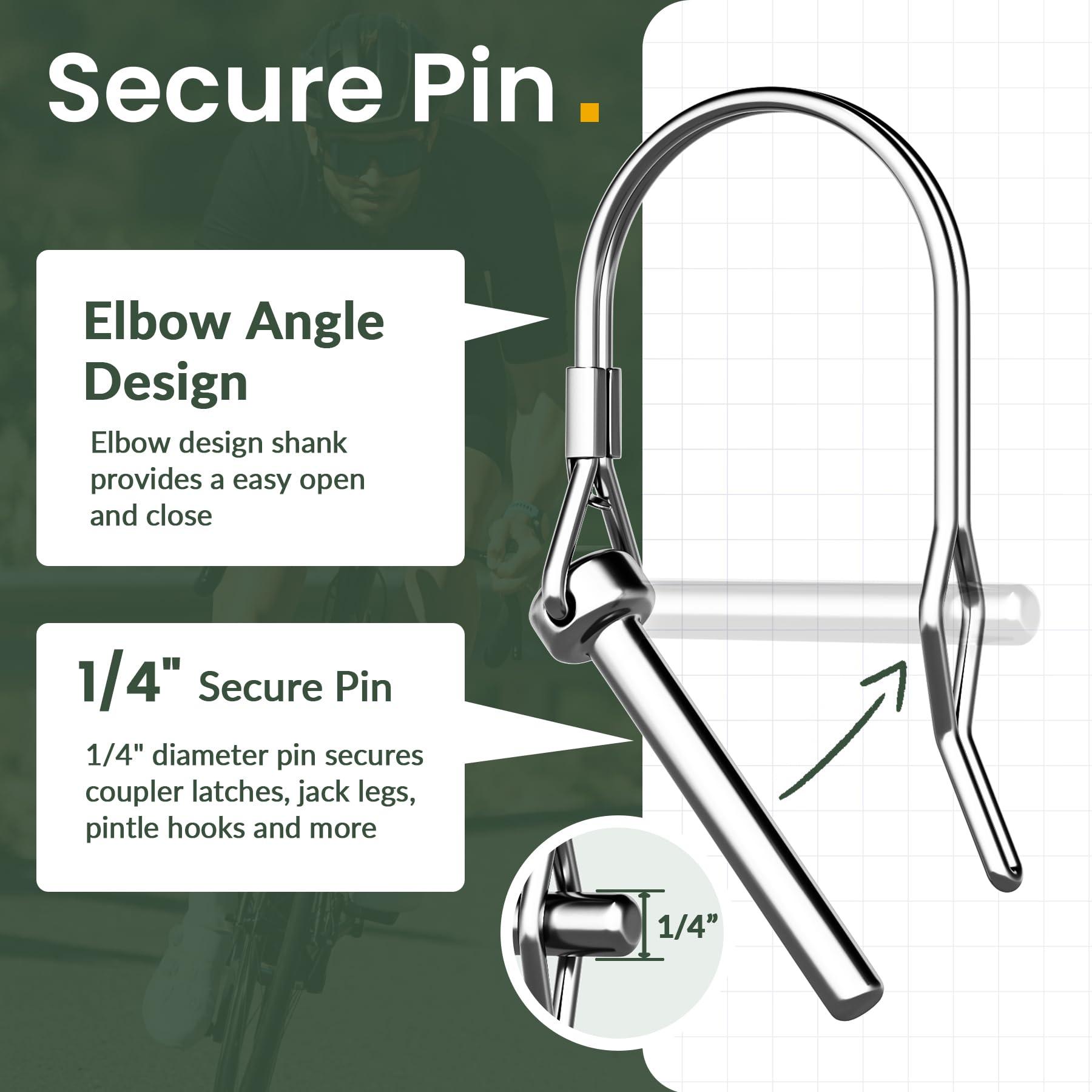 Titanker Titanker Upgraded Bike Trailer Hitch for Schwinn, Bike Trailer Coupler Bike Trailer Attachment for Instep, Bike Trailer Adapter for Cargo Trailer (1 PC-Black)