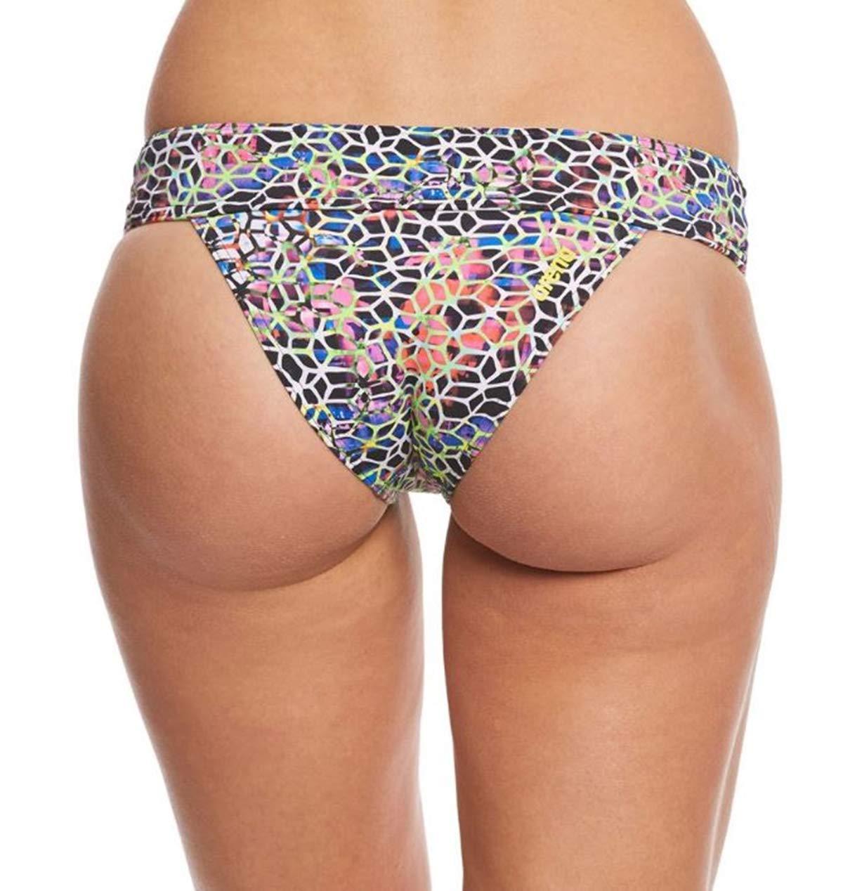 ARENA Arena Women's Rulebreaker Desire Bikini Bottom Mosaic, Medium