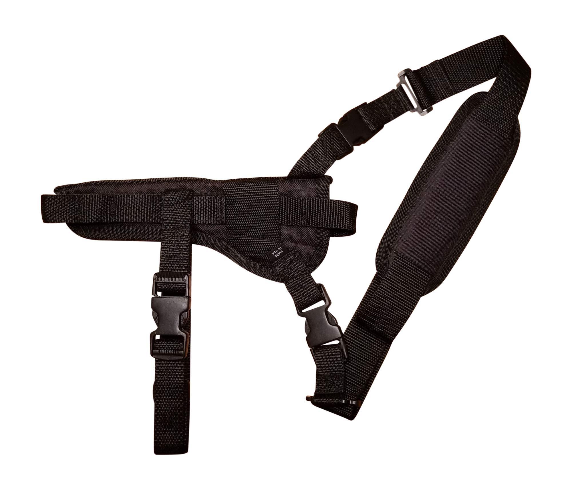 Silverhorse Holsters Silverhorse Holsters Chest/Shoulder Gun Holster | Fits Ruger Single Six, Single Seven, Single Nine, Single Ten in 4.62" - 9.5" Barrel Lengths (7.5" Barrel Left Hand, Black)