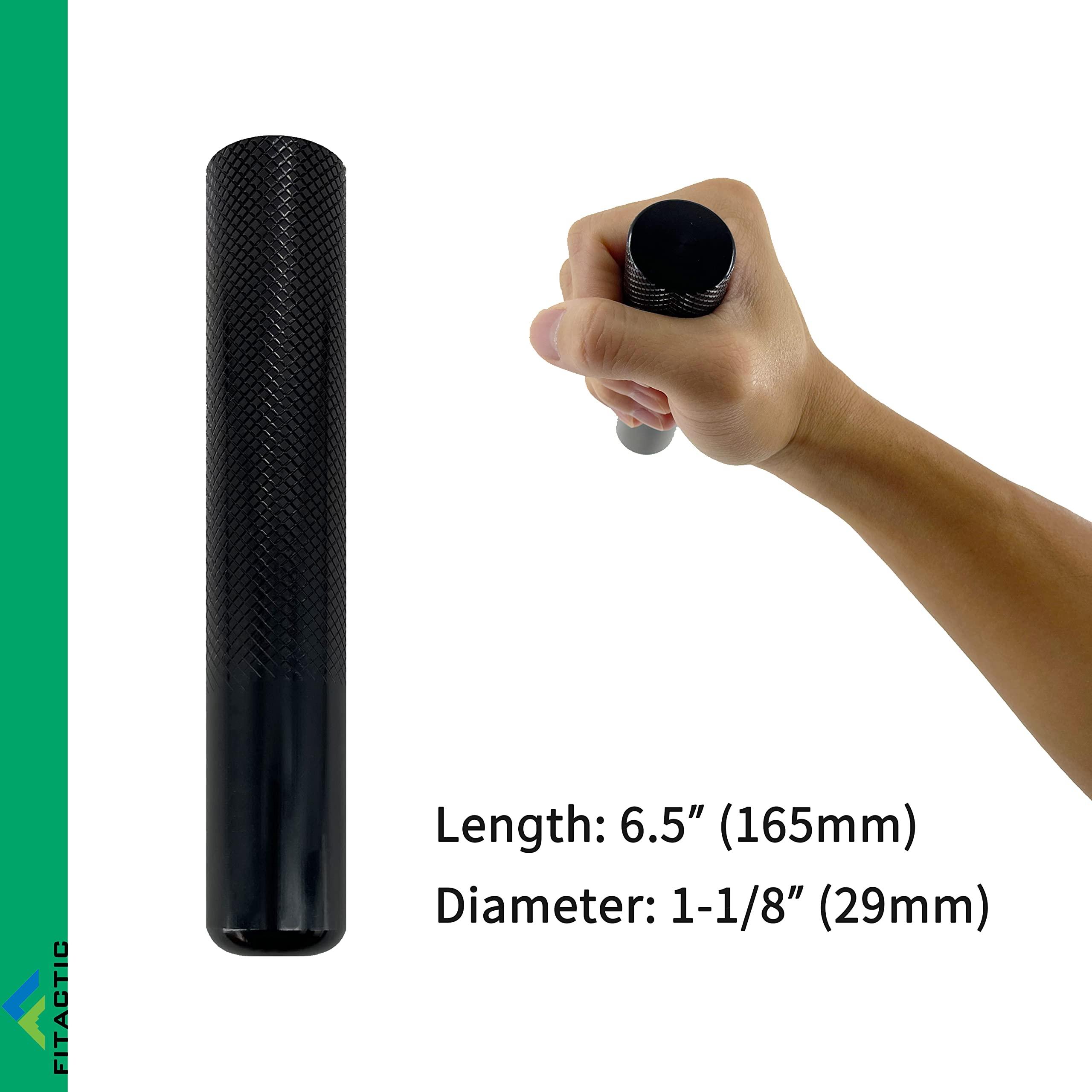 FITactic FITactic Aluminum Peg Board Climbing Holds for Crossfit, Body Building, Grip/Core Strength & Endurance Training (2-Pack, Black)