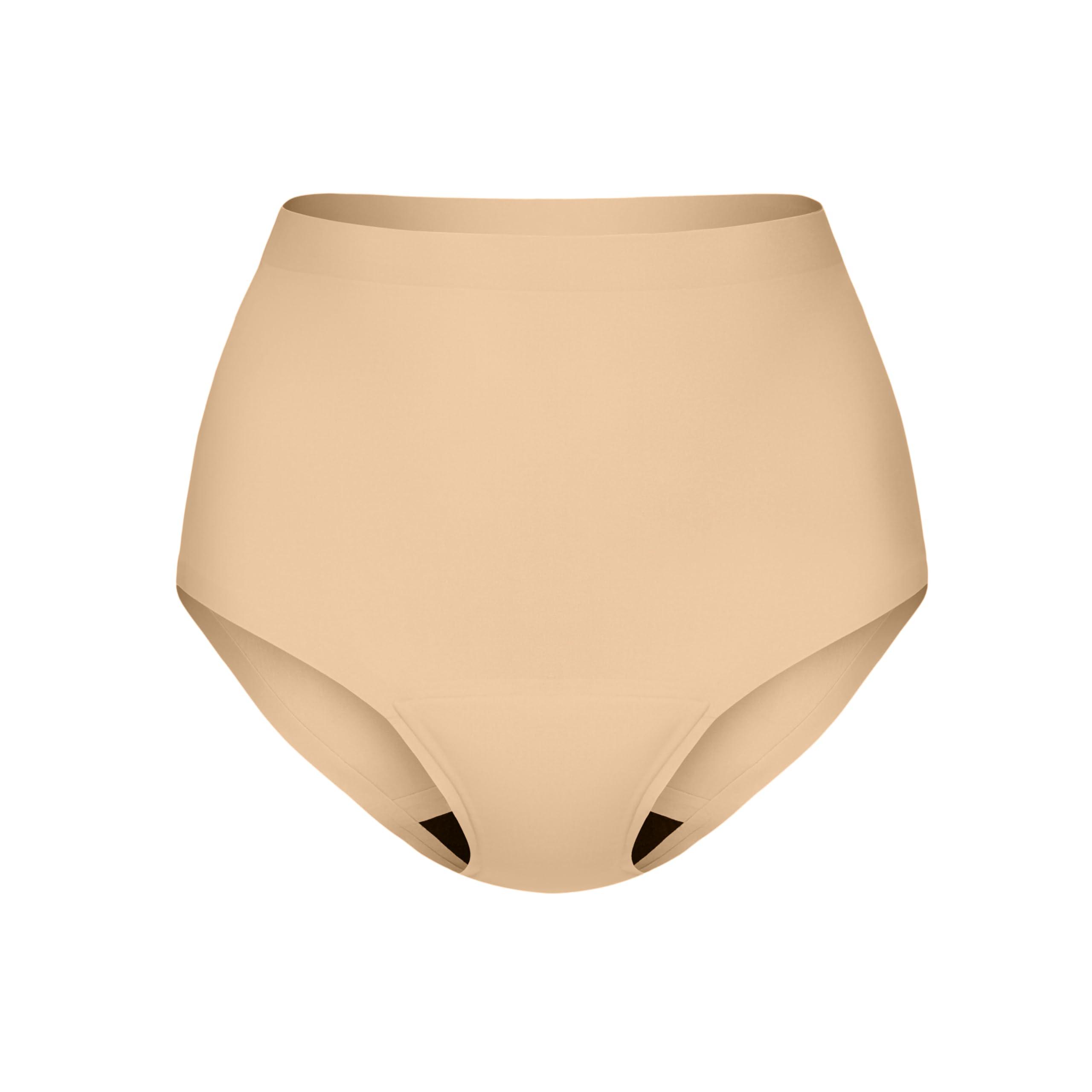KNIX KNIX Super Leakproof High Rise Underwear - Leakproof Period Underwear for Women - Machine Washable - Reusable - Warm Sand - XX-Large (1 Pack)