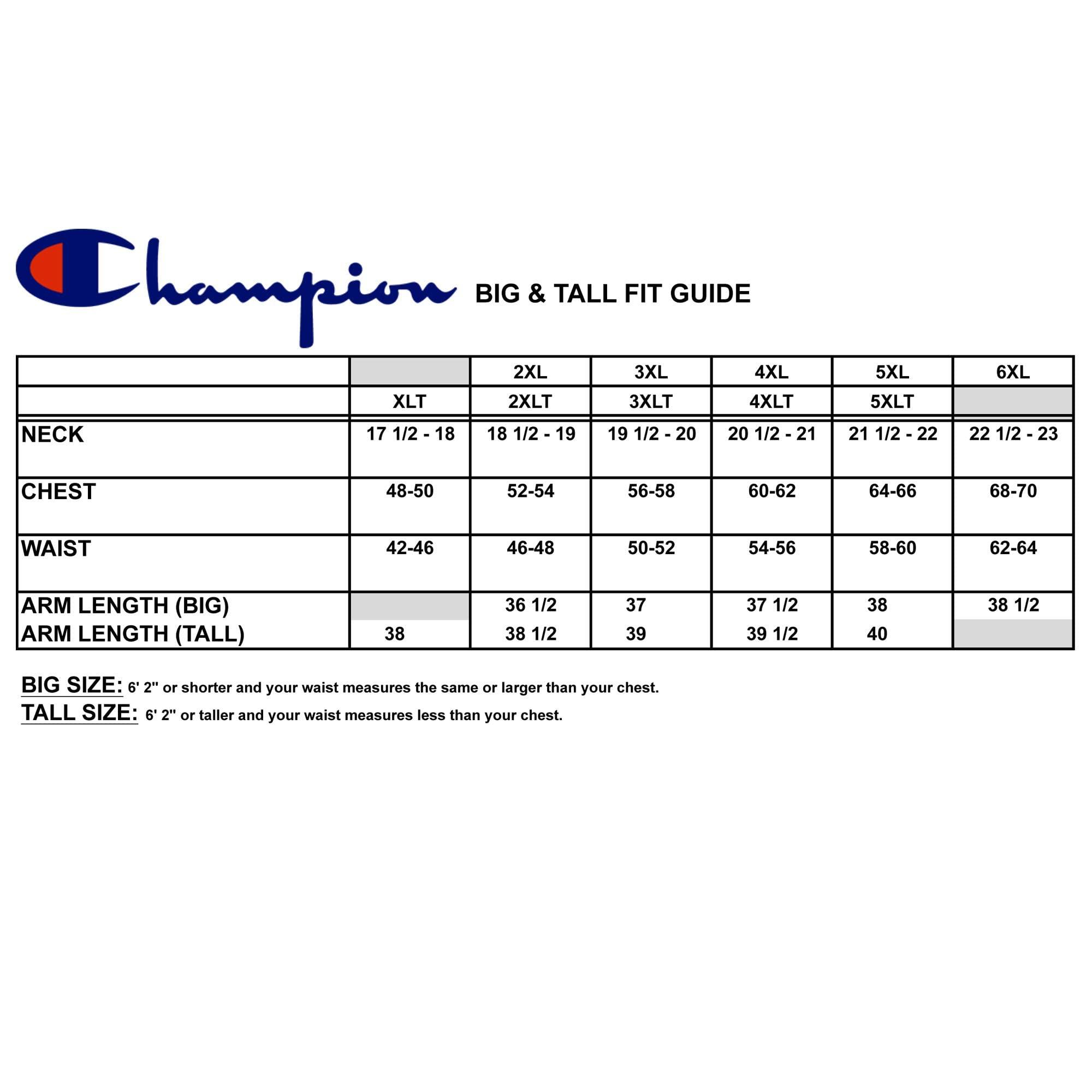 Champion Champion Sweatpants for Men Big and Tall - Fleece Sweatpant Joggers for Men