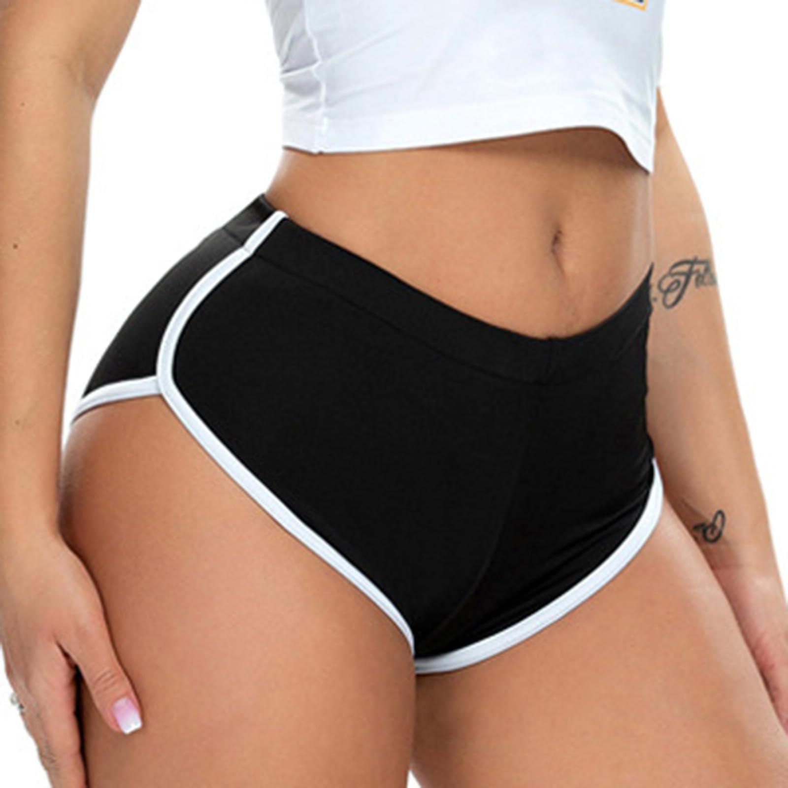 Uillui Womens Sexy Booty Lounge Shorts Comfy Active Wear Yoga Gym Sport Cheeky Shorts Dance Sport Workout Slutty Hot Pants