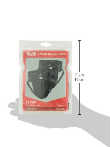 McDavid McDavid Athletic Jock Strap Adult Men\'s, Baseball Protection & More Sports, Black & White
