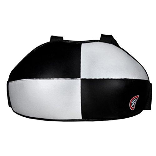 FARABI Farabi Ladies Chest Guard Chest Protector Breast Protection Boxing MMA Muay Thai Martial Art Protective Gear Chest Guard (White Black, L/XL)