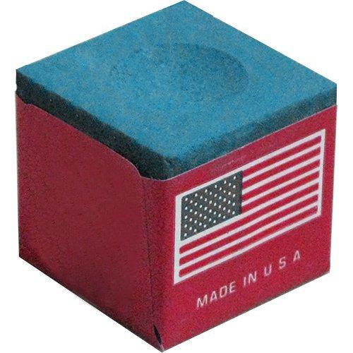 Master Master Billiard/Pool Cue Chalk Box, 12 Cubes, Blue