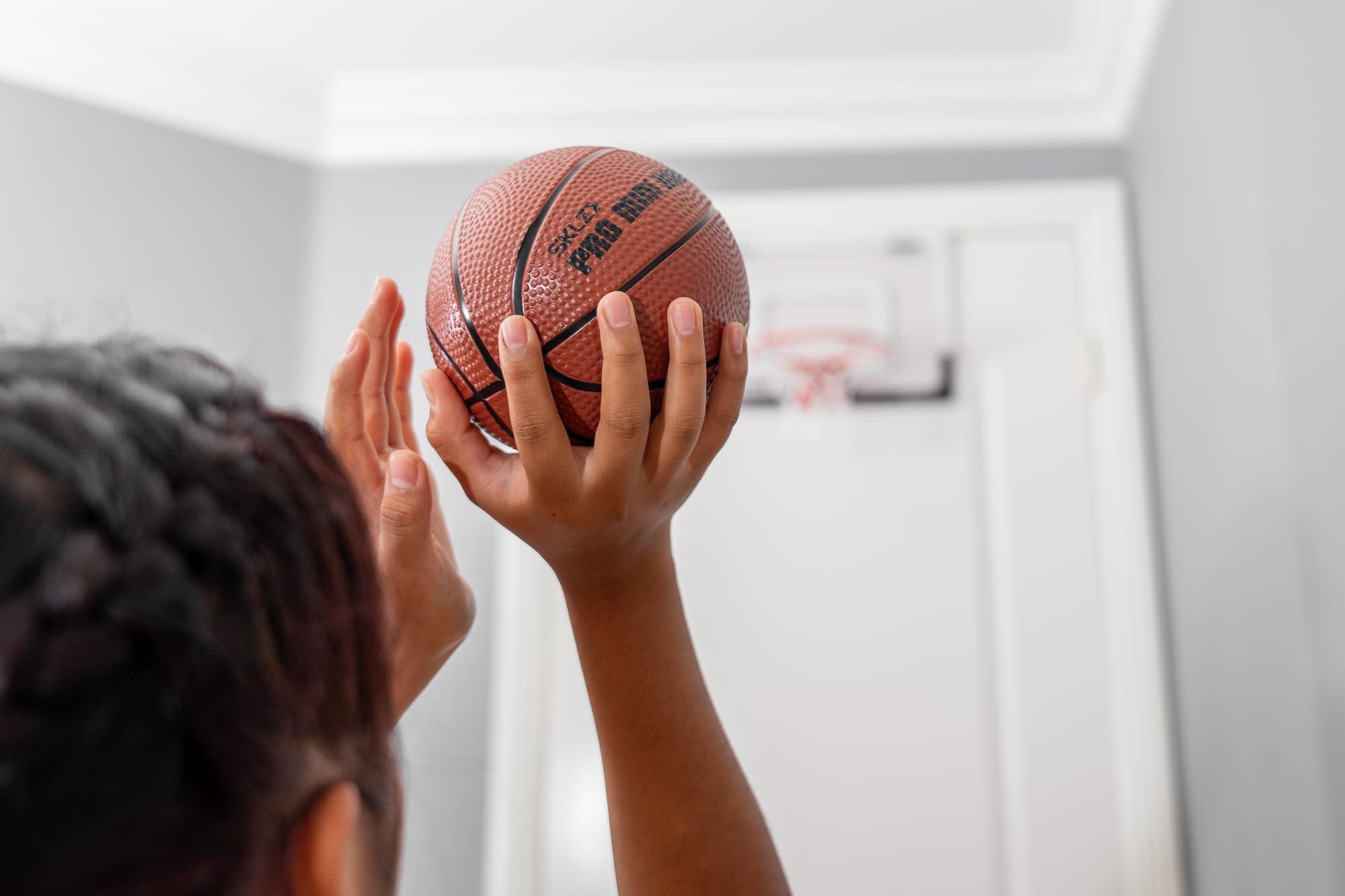 SKLZ SKLZ Pro Mini Hoop 5-Inch Rubber Basketball, Orange