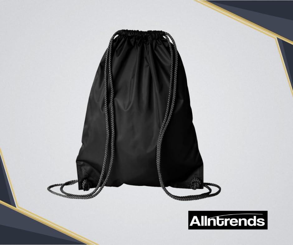 ALLNTRENDS ALLNTRENDS Gym Bag String Bag Nylon Workout Backpack for Gym Sport (Golden Yellow)