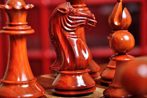 The House of Staunton The House of Staunton - The Isernia Luxury Chess Set - Pieces Only - 4.4" King - Blood Rosewood