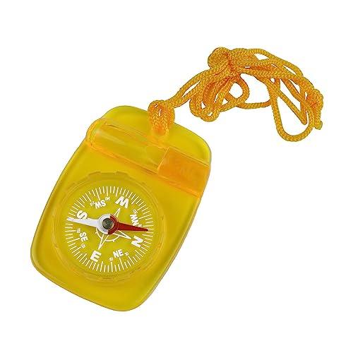 Skywalker Skywalker Lanyard Compass with Safety Whistle (Yellow)