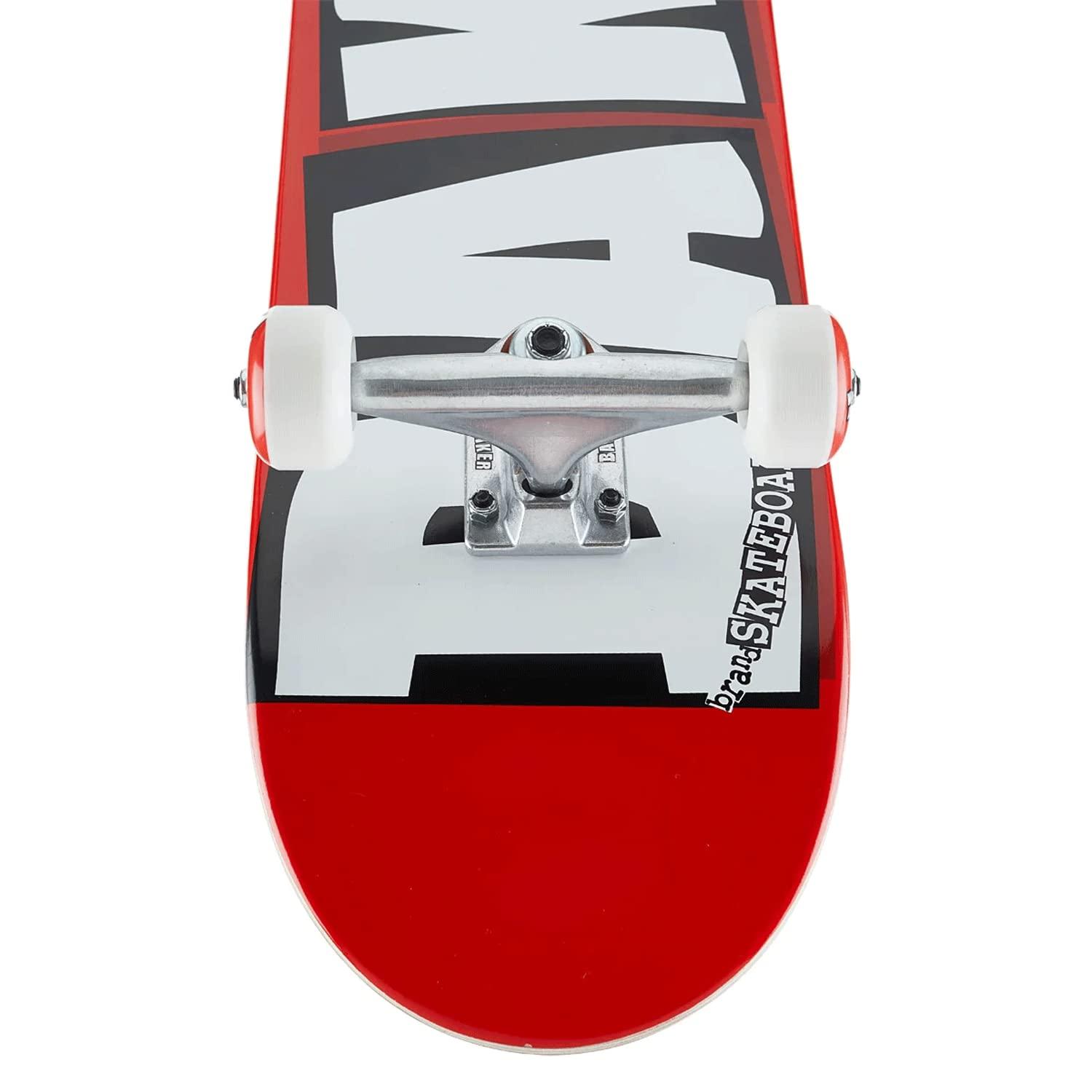 Baker Skateboards Baker Skateboard Factory Assembled Complete Logo Red/White 8.0"