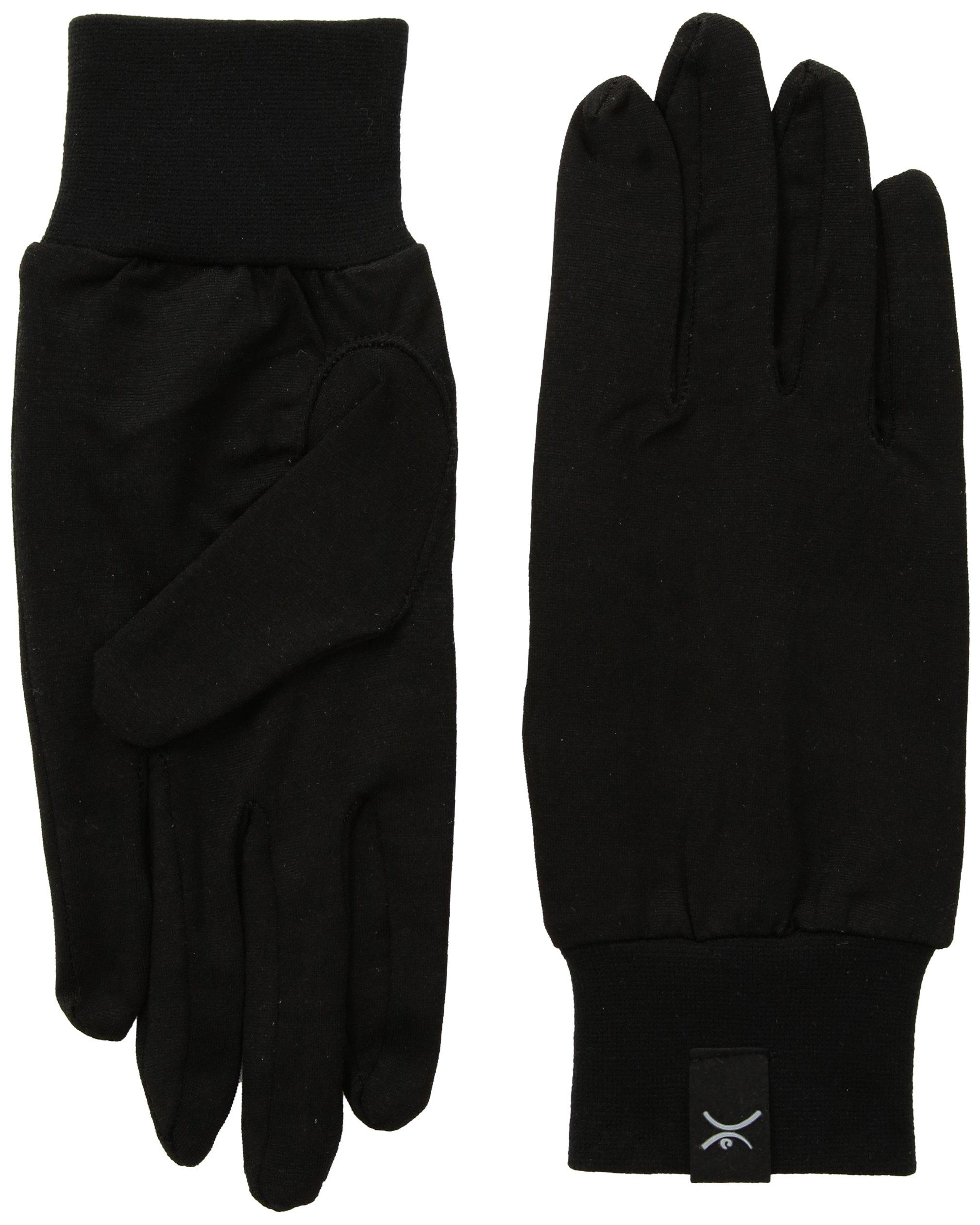 Terramar Terramar Adult Thermasilk Ultra-Thin Performance Liner Gloves, Black, X-Large (9.5-10), SL2107