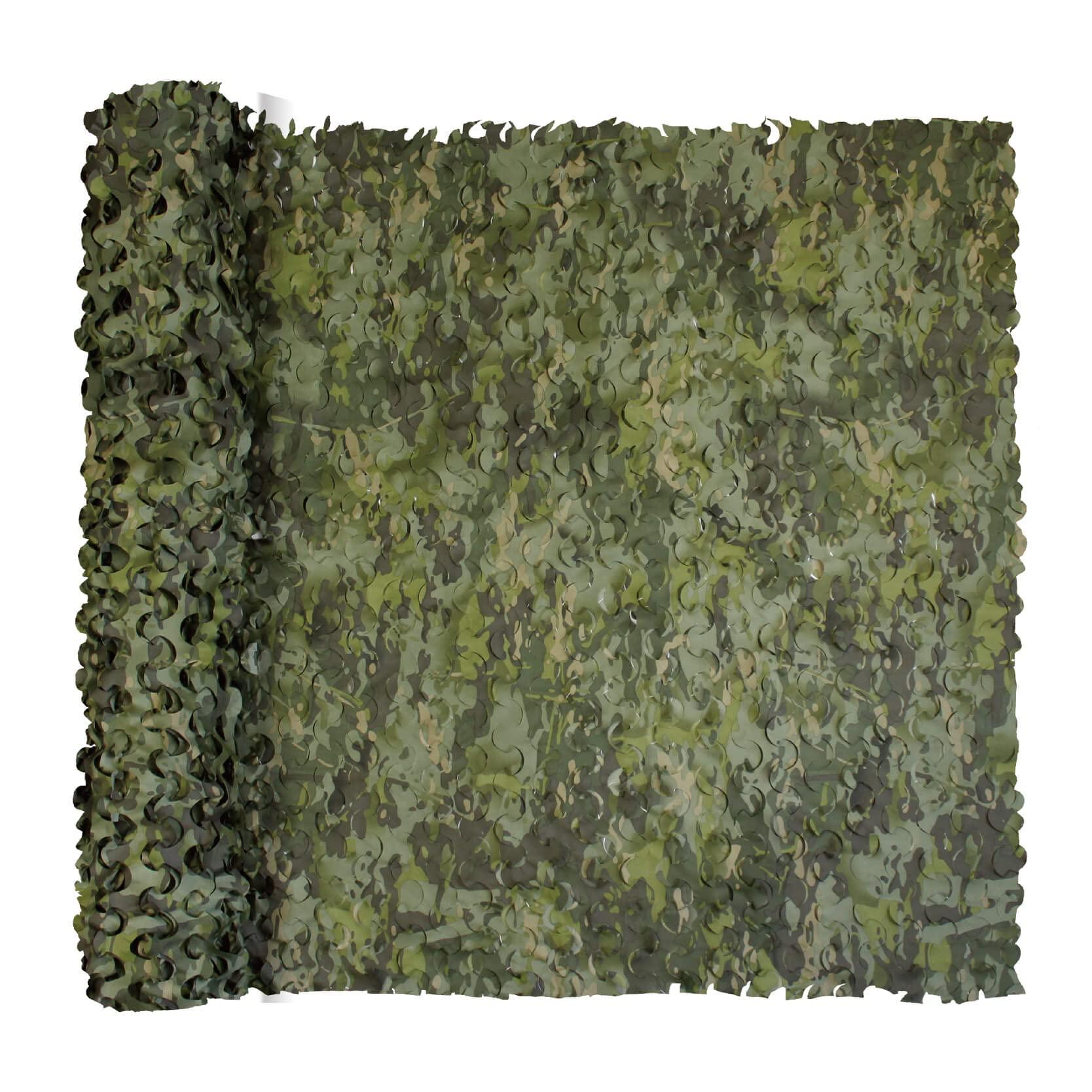 GRVCN GRVCN Camo Netting Camouflage Net, Bulk Roll Sunshade Mesh Nets for Hunting Blind Shooting Military Theme Party Decorations