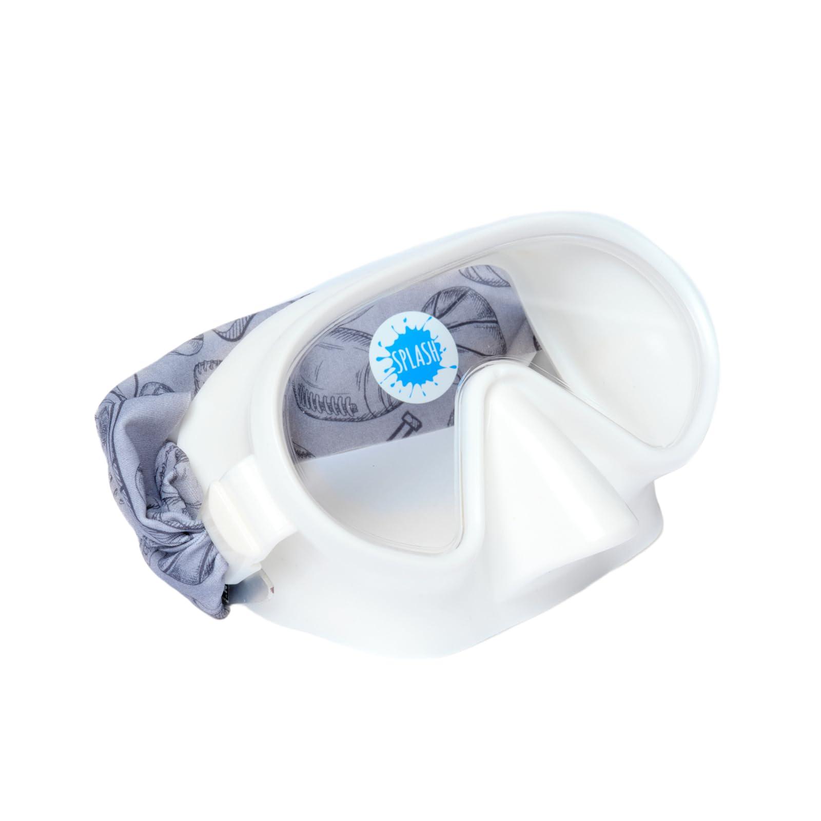 Splash Place SPLASH PLACE Swim MASK with Fabric Strap - All Star | Fun, Fashionable, Comfortable - Kids Swim Goggles with Nose Cover