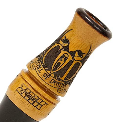 Zink Calls Zink Calls of Death (COD) Polycarbonate Hand-Tuned Short Reed Waterfowl Canada Goose Hunting Game Call - Power, Volume & Speed in One Call, Custom Hunter