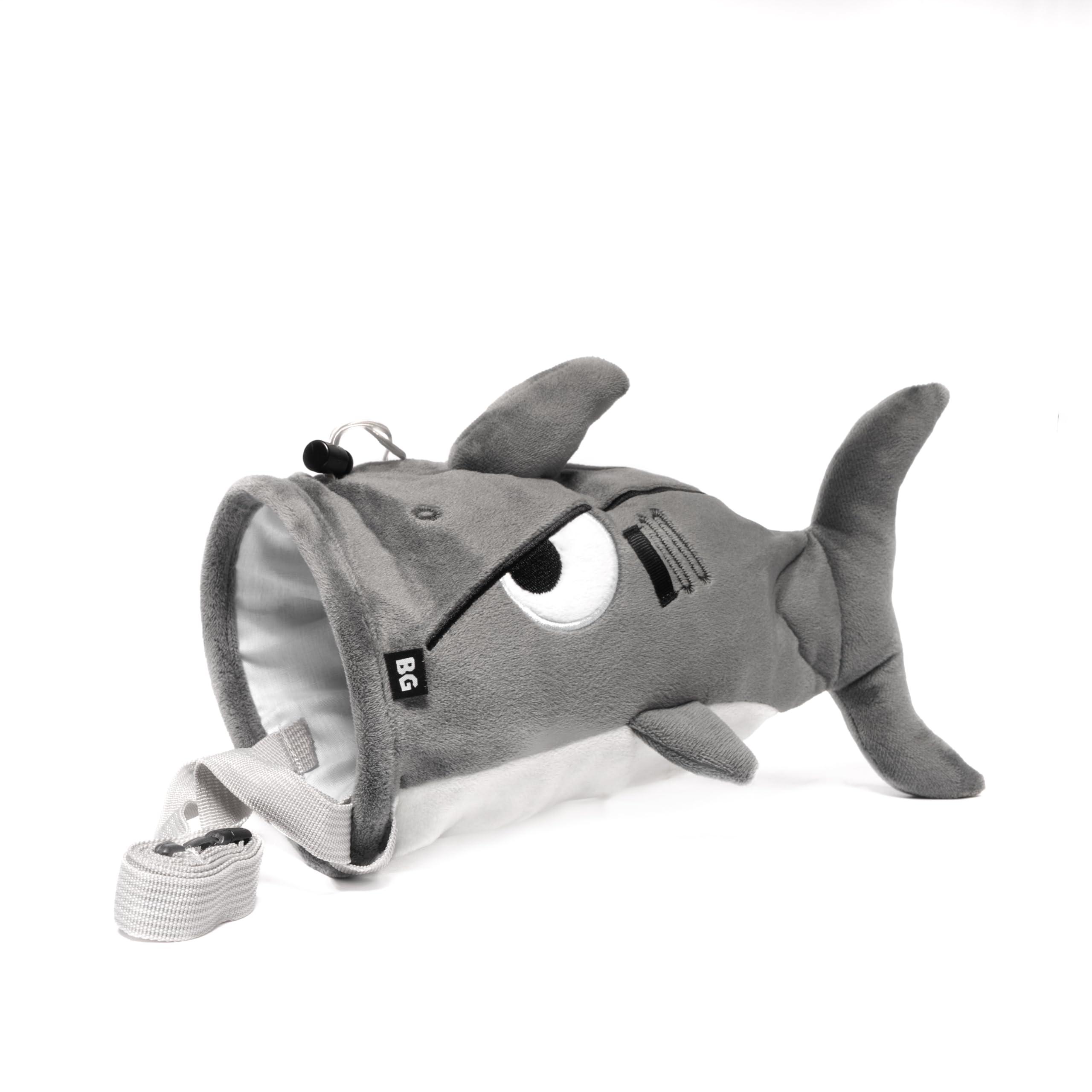 BG Climbing BG Climbing Official Shark Chalkbag Premium Rock Climbing Bag for Adults & Kids, Exclusive Authentic Design