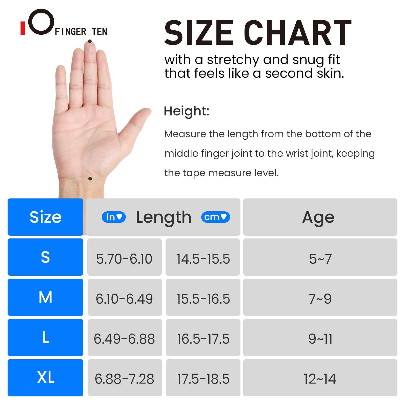 FINGER TEN FINGER TEN Football Receiver Gloves Youth Receiving Gloves Pro 3.0 Durable Breathable Flexible for Kids Boys Girls in White Red Black Blue Small Large Medium X-Large (B-Red, X-Large)