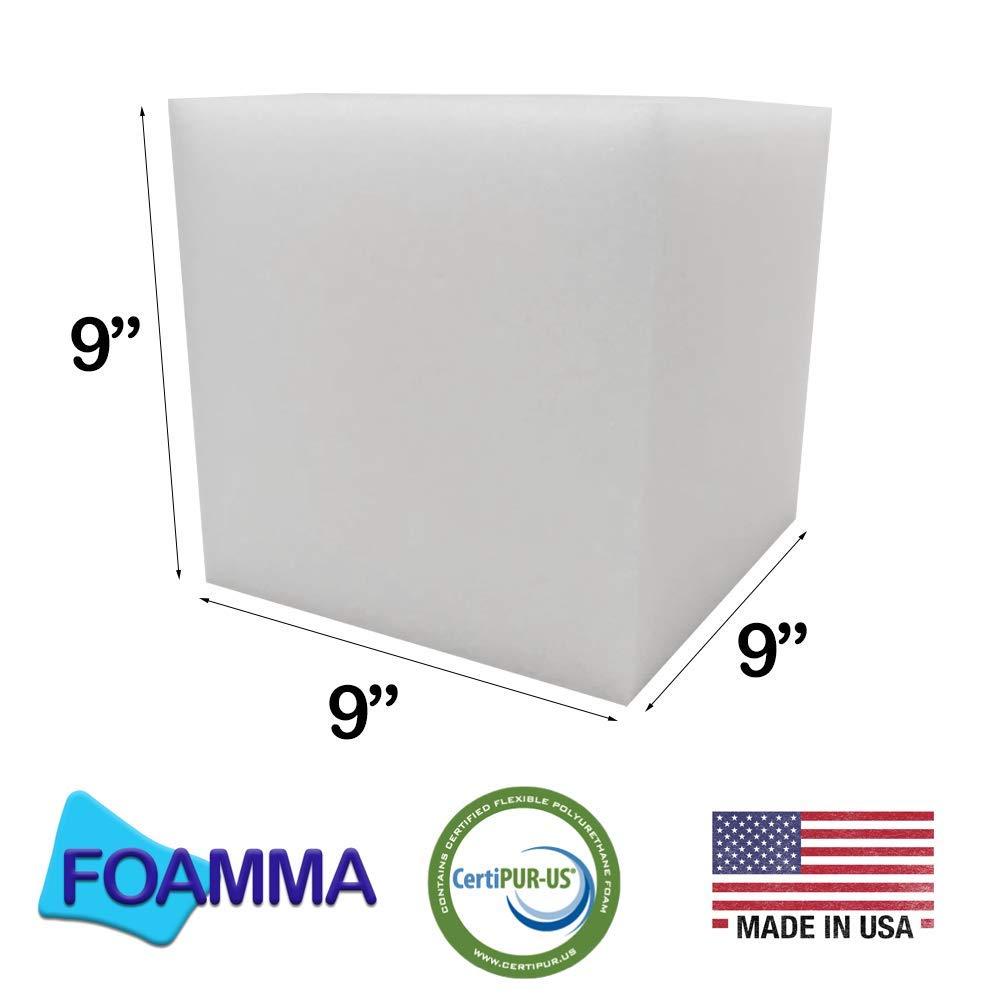 Foamma Foamma White Foam Pit Cubes/Blocks 9 x 9 x 9 50 Pack for Gymnastics, Freerunning and Parkour Courses, Skateboard Parks, BMX, Trampoline Arenas