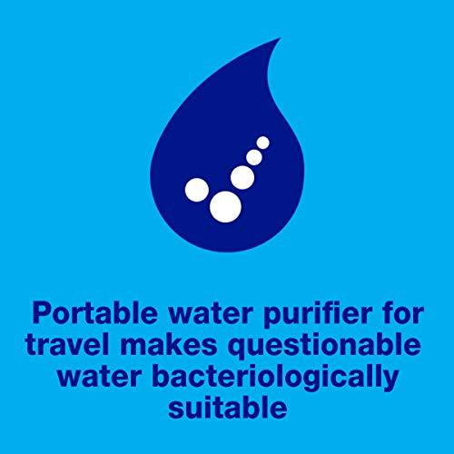 potable aqua Potable Aqua Water Purification Tablets, Portable and Effective Water Purification Solution for Camping, Hiking, Emergencies, Natural Disasters and International Travel, Two 50ct Bottles, Blue