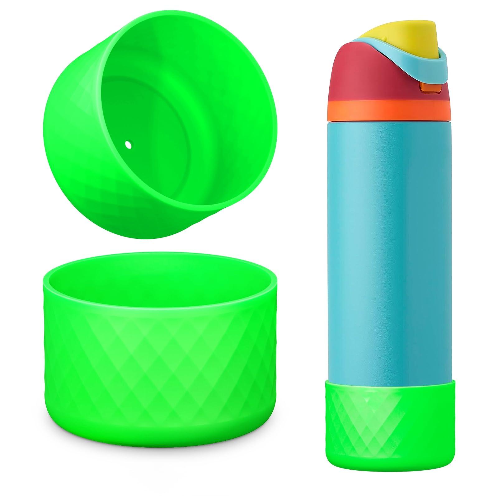 YOUCOX YOUCOX Silicone Boot for Owala Water Bottle 24 oz, 2PCS Anti-Slip Protective Sleeve for FreeSip/Twist/Flip Water Bottles, BPA Free, Dishwasher Safe, Bottom Bumper Cover Cup Accessories