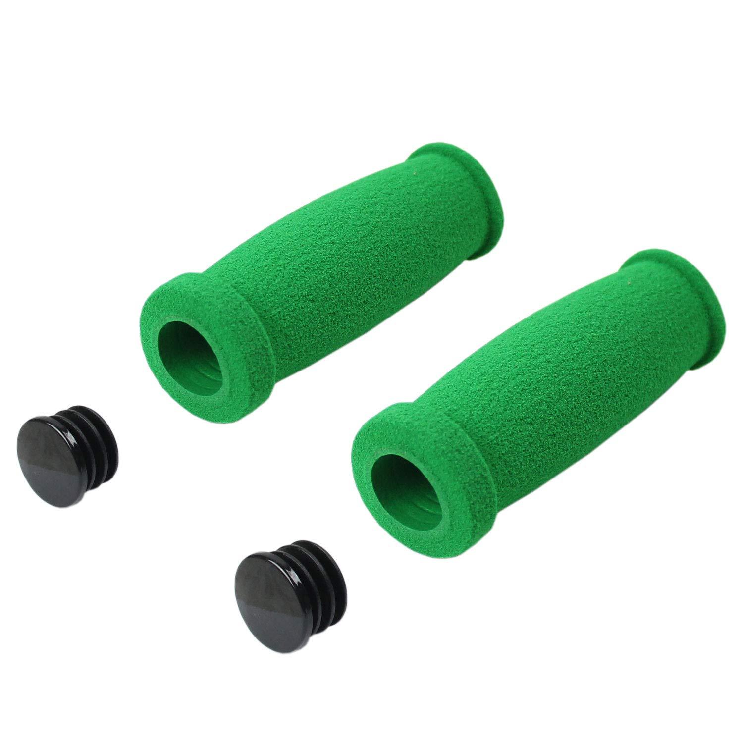 Kick Push Kick Push Scooter Handle Grips Green, 7/8\"