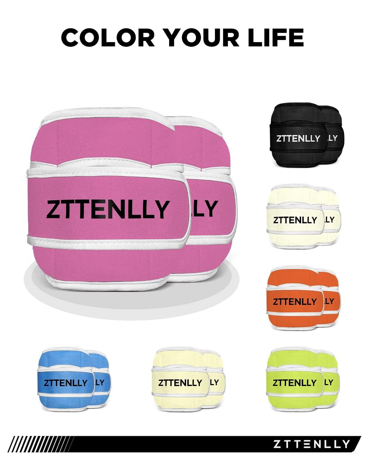 ZTTENLLY Adjustable Ankle Weights for Women Men and Kids | 1 Pair 5 10 15 18 20 Lbs Leg Wrist Ankle Weight Straps for Yoga, Walking, Running, Aerobics, Gym, Dance, Pilates, Cardio