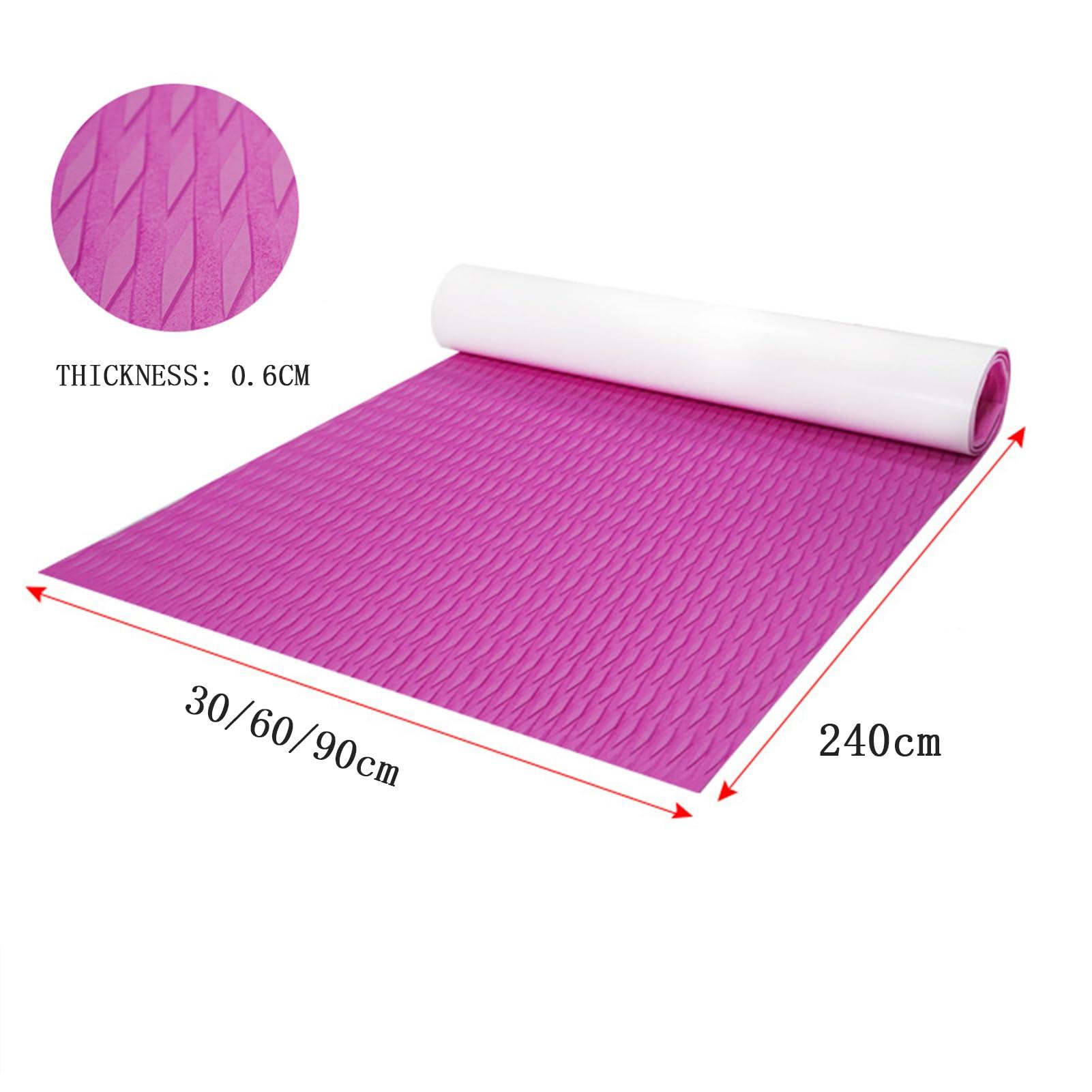 WKXTECZT WKXTECZT EVA Foam Boat Flooring Faux Teak Boat Decking Sheet Easily Cut Non-Slip Marine Mat Dot Texture Self-Adhesive Flooring Sheet for Pontoon Motorboat RV Yacht,Pink,240cmX90cm