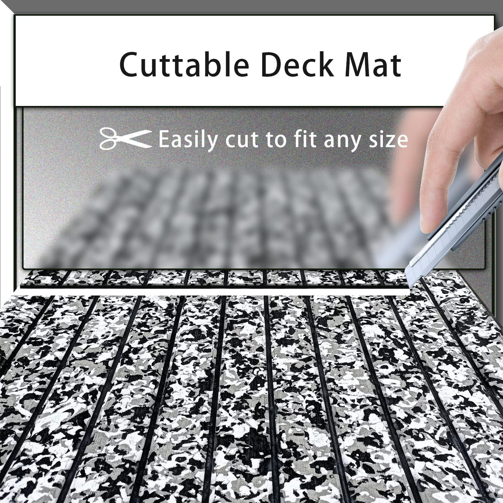 WKXTECZT WKXTECZT Boat Flooring EVA Foam Boat Decking Camo Marine Flooring Self-Adhesive Boat Mat Boat Carpet for Motorboat RV Yacht Kayak Surfboard,240X120CM