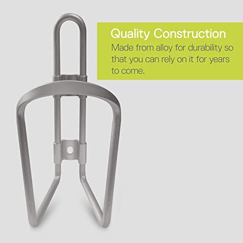 Delta Cycle & Home Lightweight Bike Water Bottle Holder by Delta Cycle - Bottle Cage Holder Mount - Compatible with Any Standard Water Bottle - Easy Installation Quickly Mounts To Any Bike