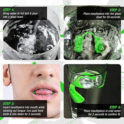 New Age Performance New Age Performance 5DS Universal Fitness Mouthpiece, Increase Athletic Performance for Endurance, Weightlifting & All Non-Contact Sports, Red