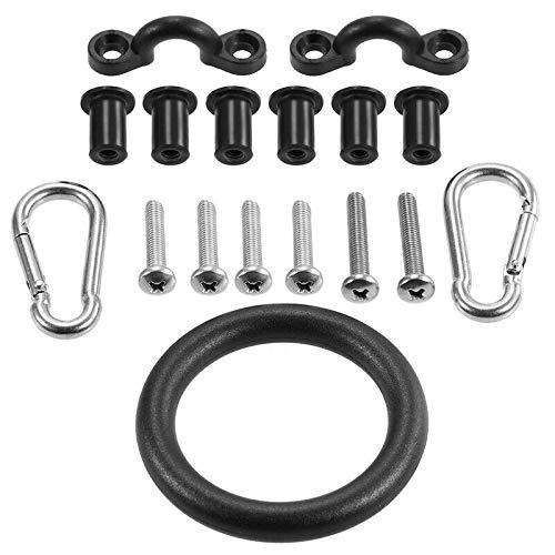 ISURE MARINE ISURE MARINE Kayak Canoe Anchor Trolley Kit Eyes Wellnuts Screws Kayak Accessories Zig Zag Cleat Rigging Ring Pulleys DIY Boat 30 Feet Rope