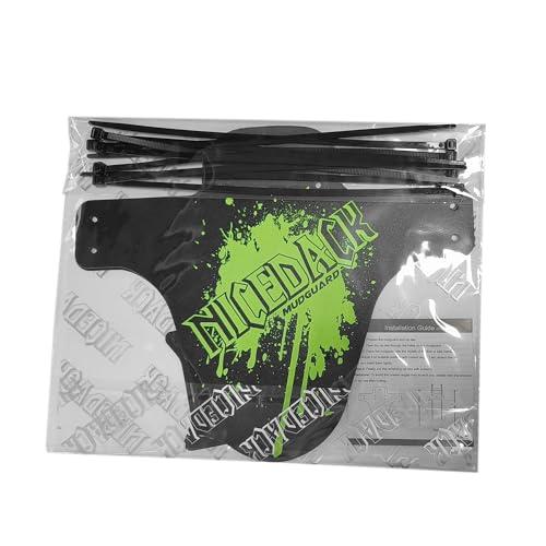 NICEDACK NICEDACK Bike Fender, Adjustable MTB Mud Guard, Front and Rear Compatible Mudguards, Fits 650B 20\" 26\" 27.5\" 29 inch Fat Tire Bikes and All Disc Brake Bicycles (Carbon Fiber Pattern,Orange)