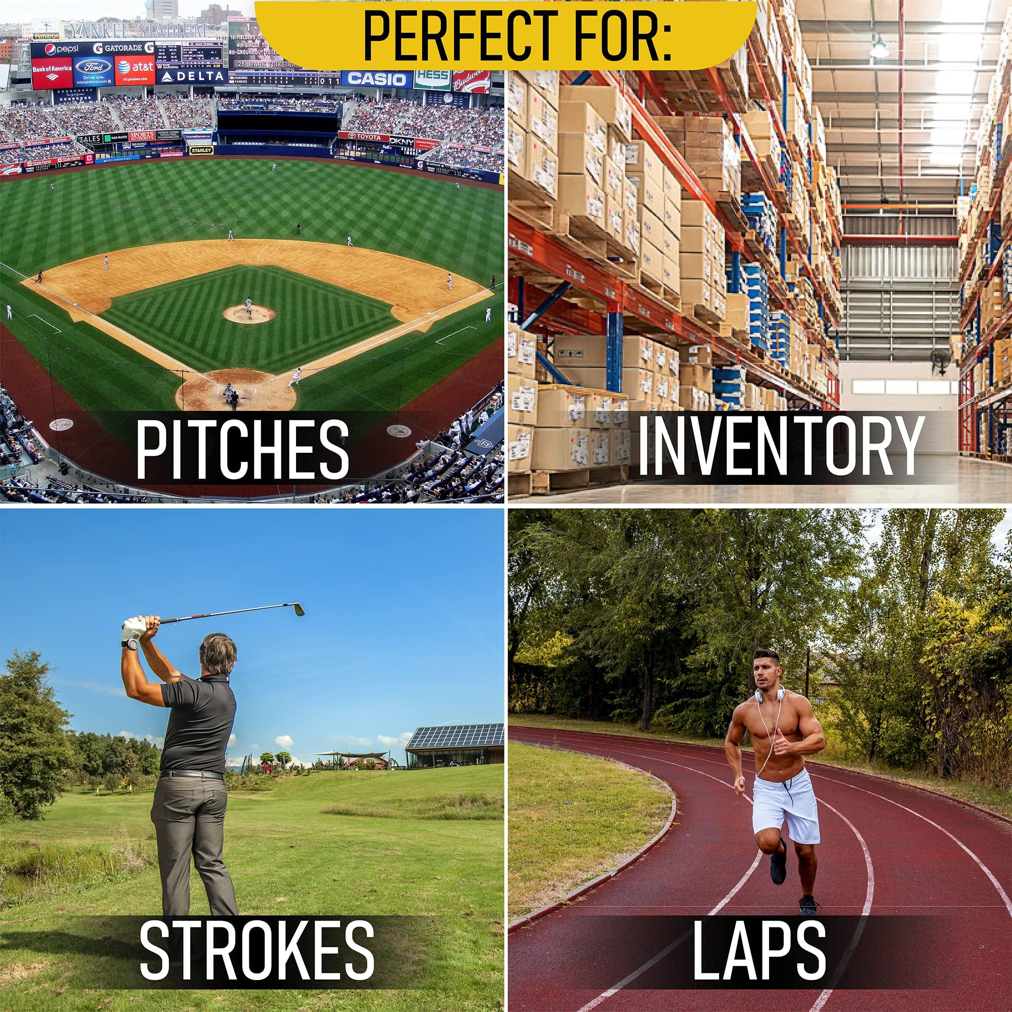 Digi 1st Digi 1st TC-890 Digital Tally Counter, Electronic Up Down Clicker Counter, Add/Subtract People Counter, Handheld Pitch Counter for Golf, Lap & Knitting (1-Pack)