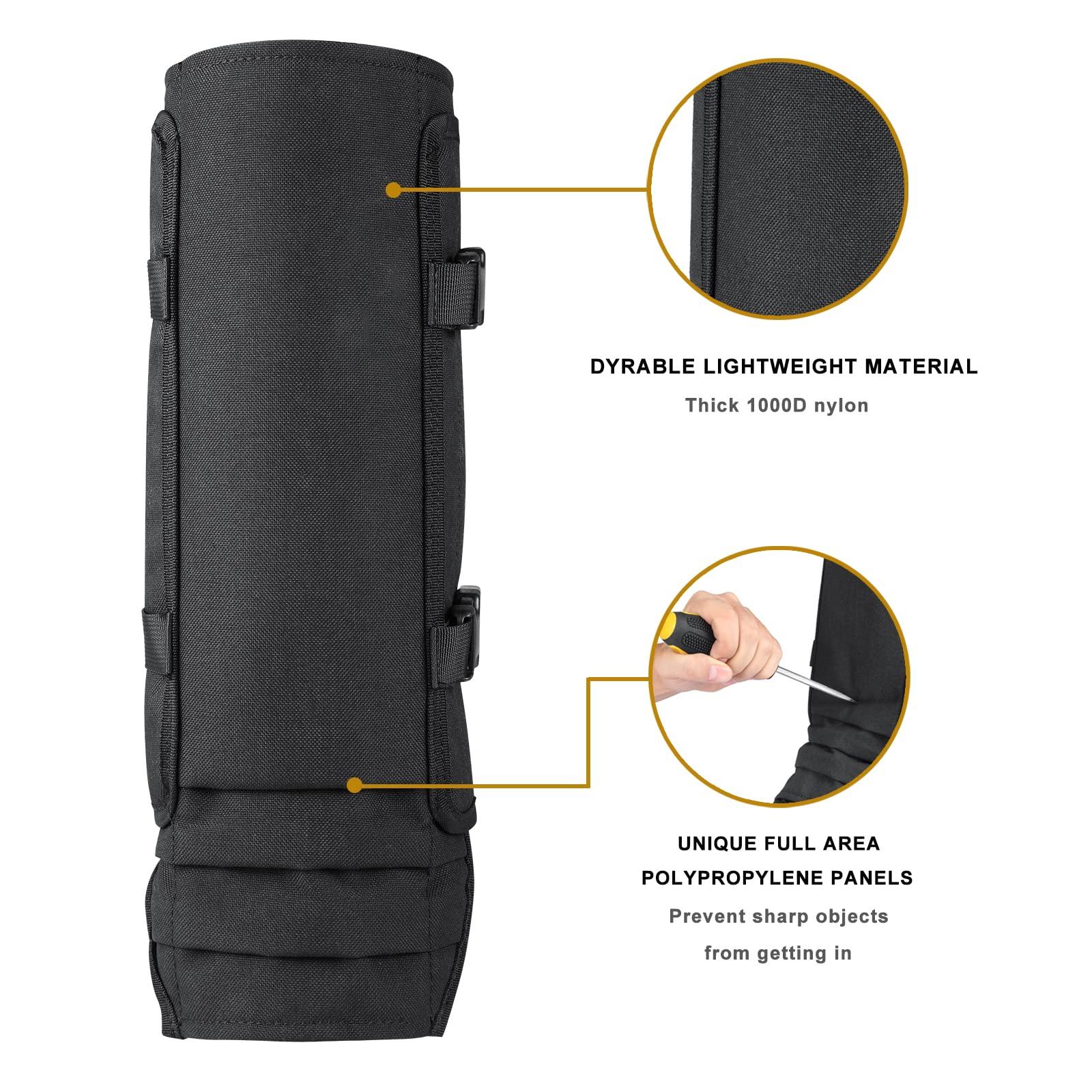 NineFit Basics Snake Gaiters Snake Guard Chaps, Waterproof Snake Guards Bite Protection for Lower Legs, Snake Proof Gaiters Fit for Men