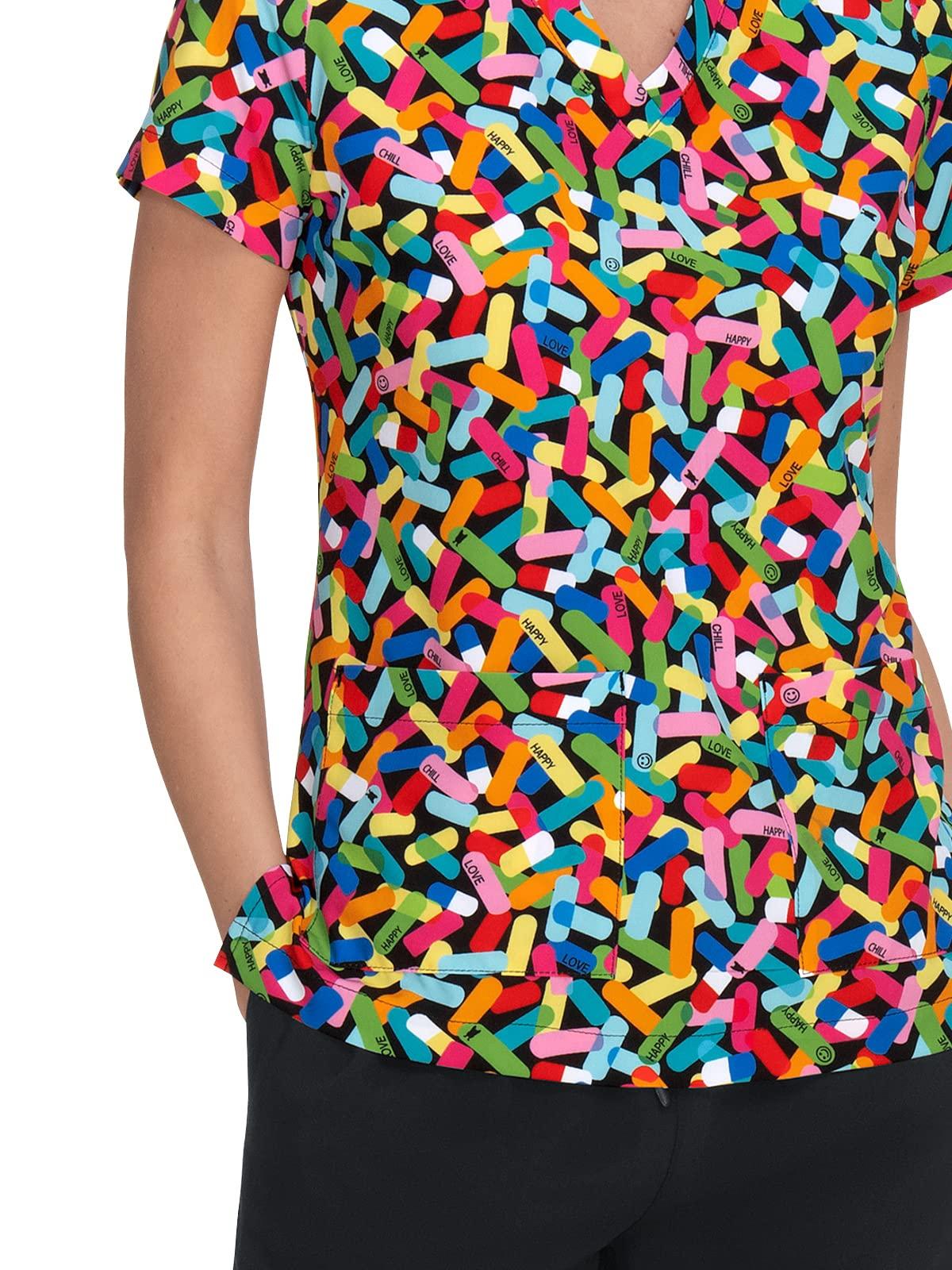 KOI KOI French Bull F100PR Women's Lulu Top Pills M