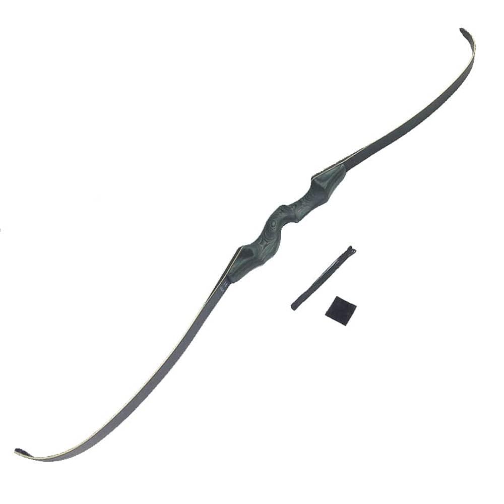 AMEYXGS 60 Inch Takedown Recurve Bow Draw Weight 25-65lbs Traditional Wood Longbow with Bamboo Core Limbs Right Left Hand American Hunting Longbow (35 Lbs, Right Hand)